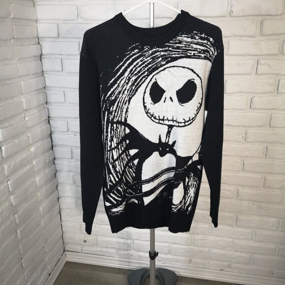 Disney Tim Burton's "The Nightmare Before Christmas Men's Size Medium Sweater - Picture 1 of 8